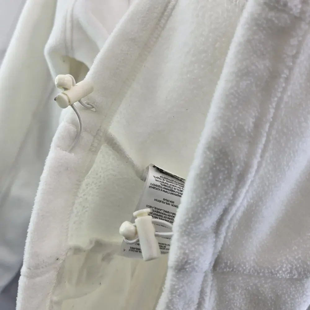Columbia Jacket Womens Small White Full Zip Fleece Steens Mountain